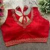Tew Heavy Pure Roman Silk Fancy Blouses Wholesale Distributors In India